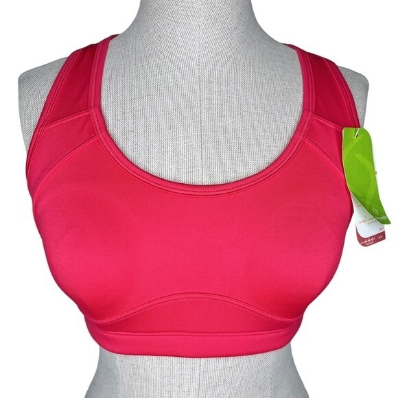 NWT Moving Comfort Dori Sports Bra sz M * 34B 34C 36B Racerback Brooks Running - Picture 1 of 8